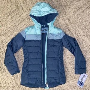 Kids whales tail winter coat